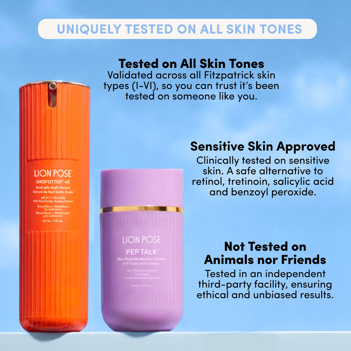 Lion Pose UNSPOTTED 4X Acid Jelly Night Serum