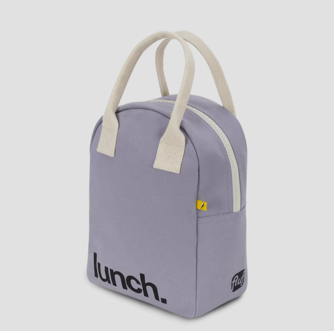 Fluf zipper lunch bag-Lavender