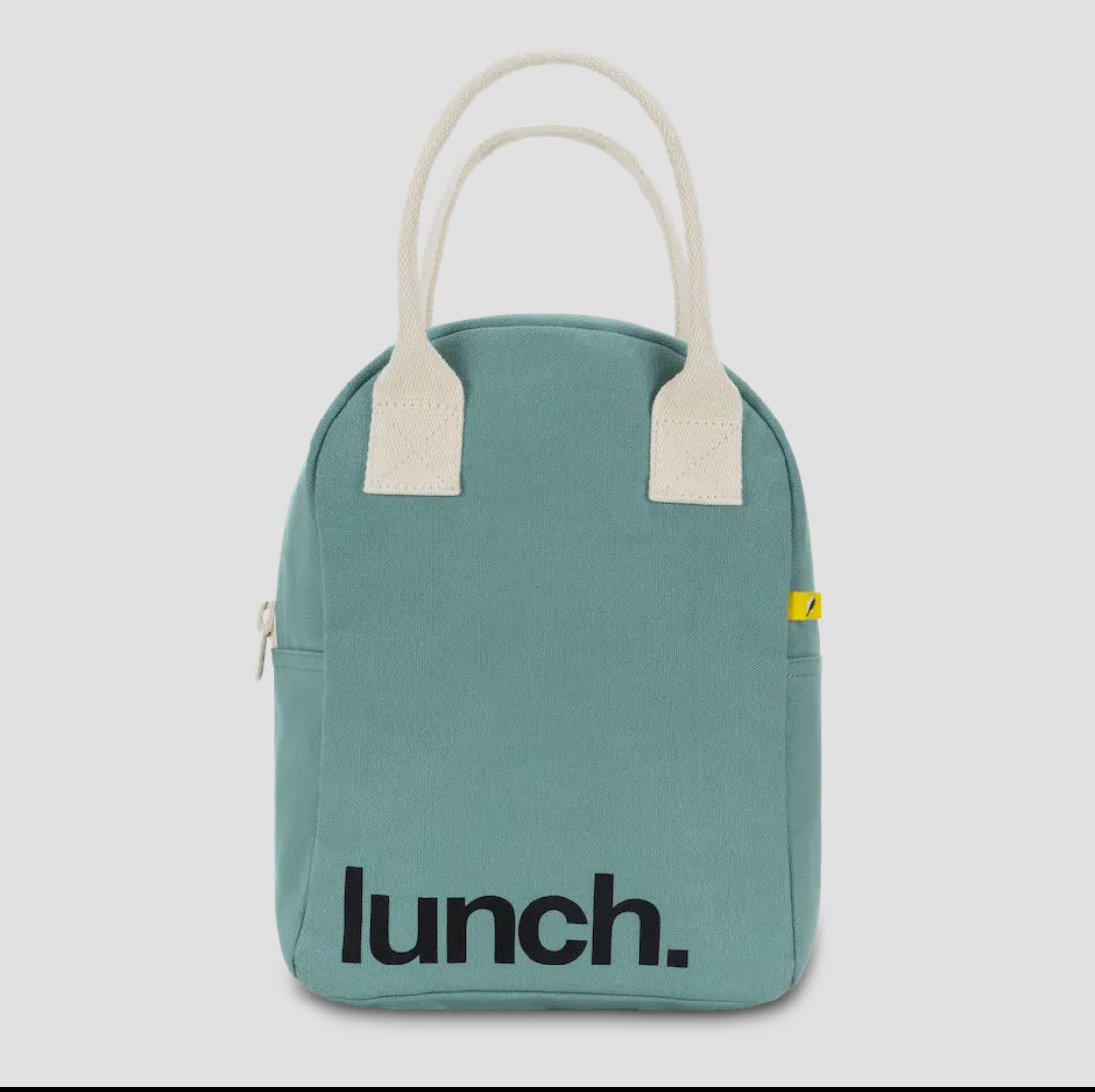 Fluf zipper lunch bag- Teal