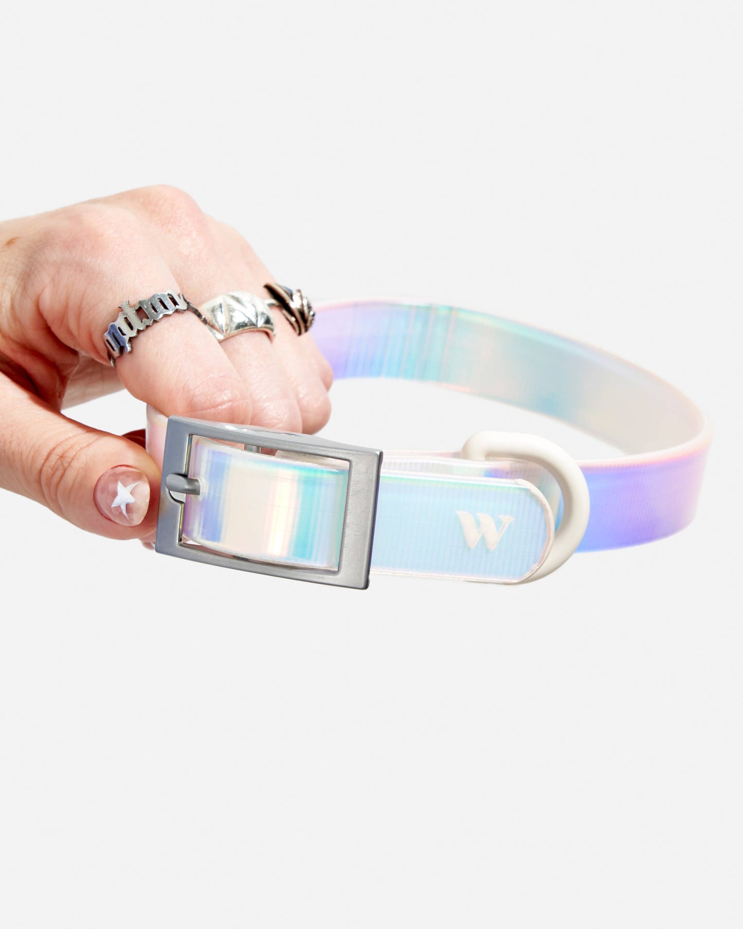 Adjustable Waterproof Collar: Strawberry / MEDIUM