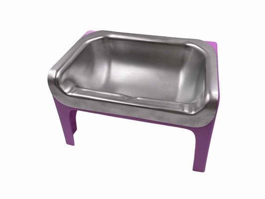 Fluff Trough - Fluff Trough Stainless Steel Set: Purple