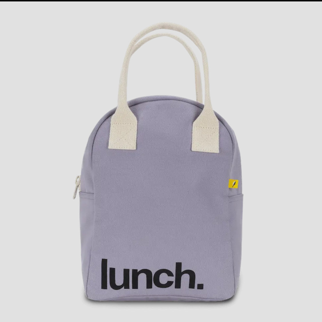 Fluf zipper lunch bag-Lavender