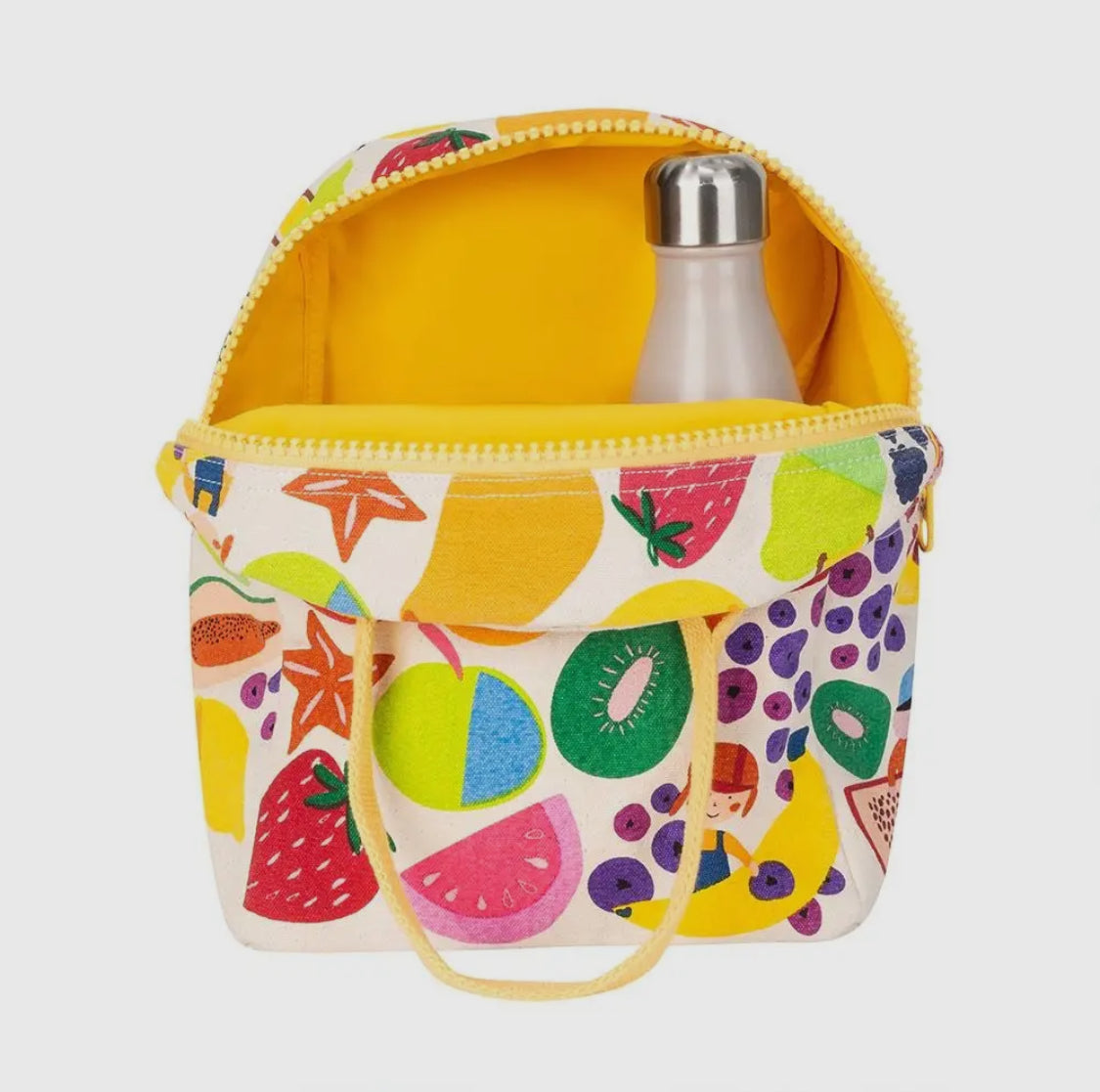 Fluf zipper lunch bag-Eat the Rainbow