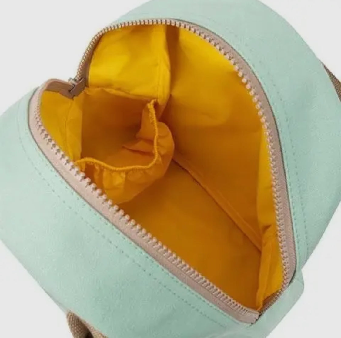 Fluf zipper lunch bag-Mint Green