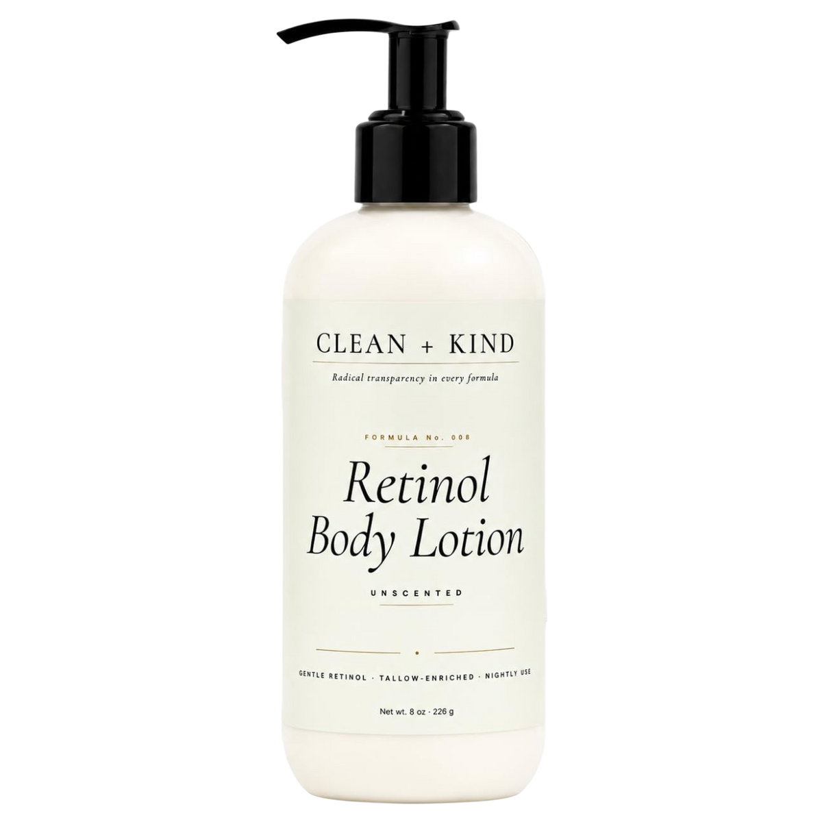 Clean + Kind Retinol Body Lotion, 8 oz