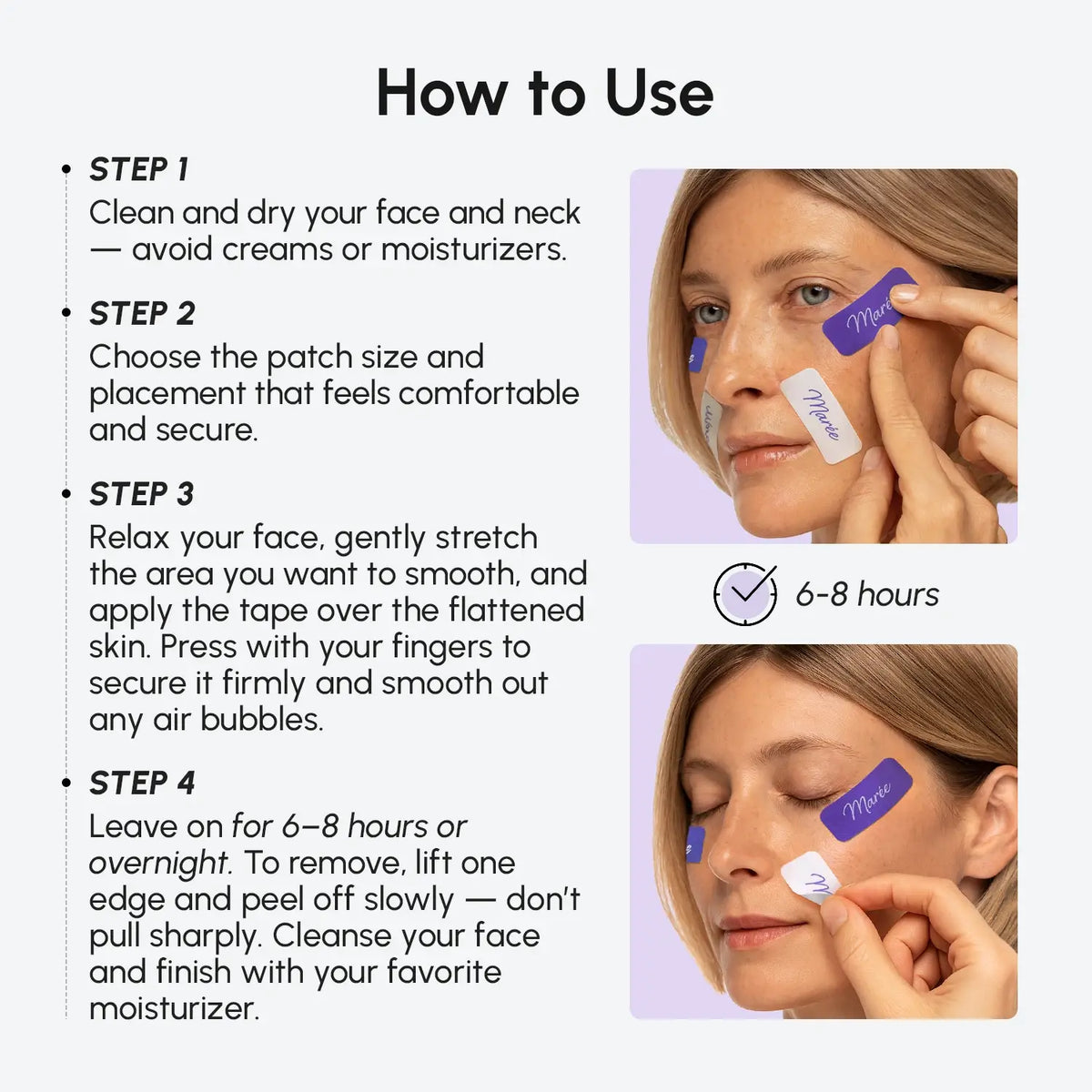 Maree Anti-Wrinkle Face Tape Patches