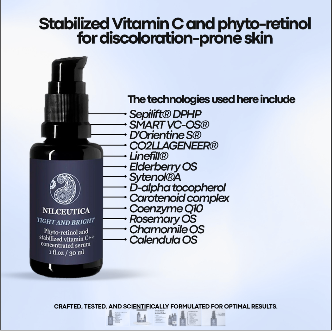 NILCEUTICA Tight & Bright Phyto-Retinol + Vitamin C Serum
