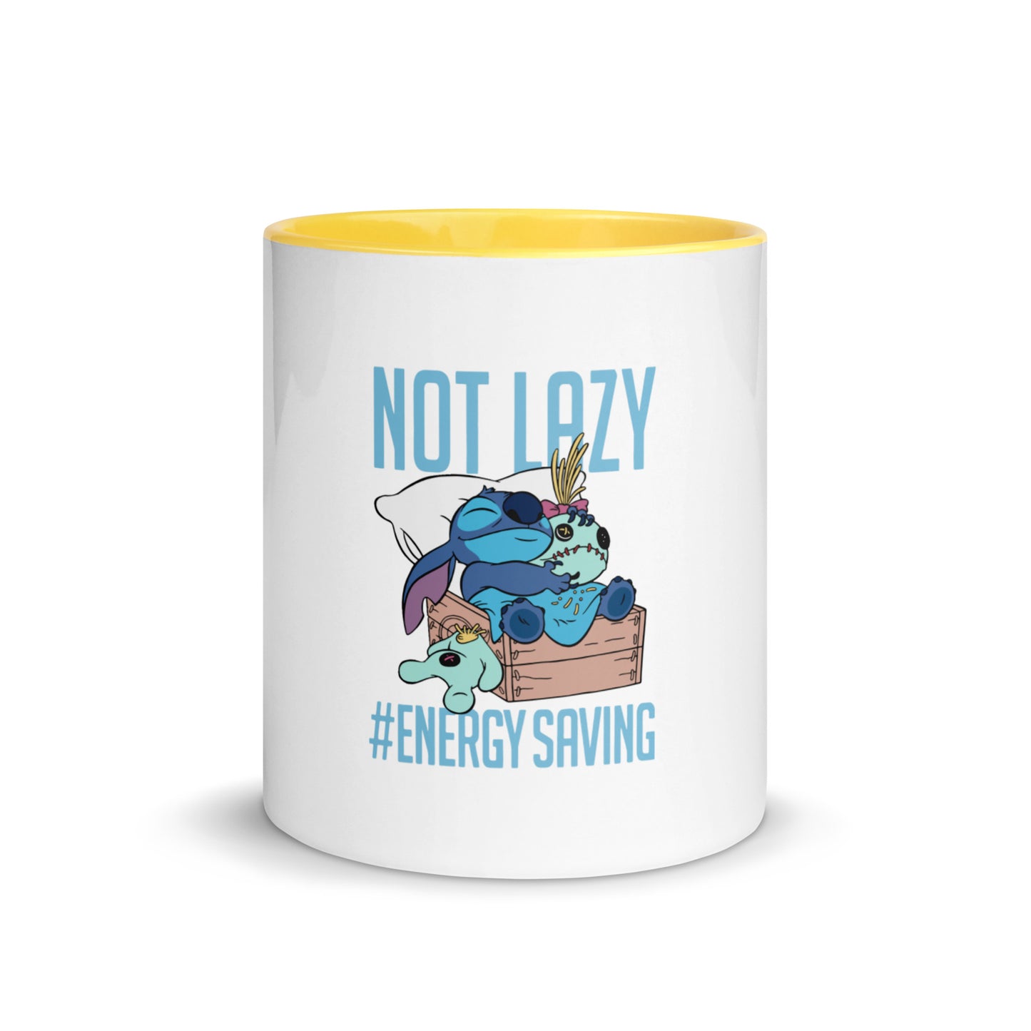 Not Lazy Mug with Color Inside