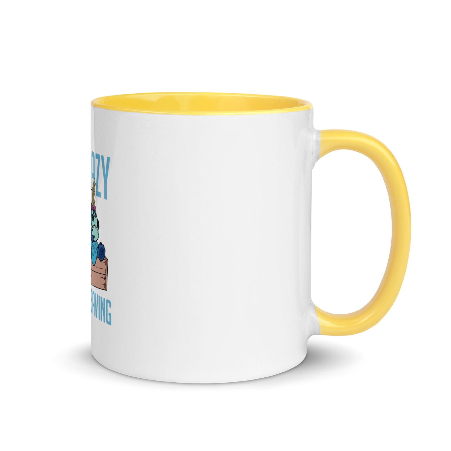 Not Lazy Mug with Color Inside